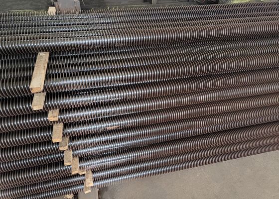 ASME Tubo de aleta espiral de acero inoxidable para caldera industrial, economizador y intercambiador de calor