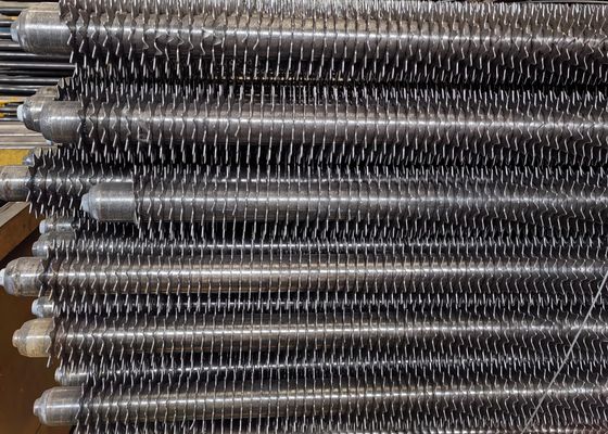 Tubo de intercambiador de calor con aletas en espiral Tubo de aletas de acero corten sin costura para economizador