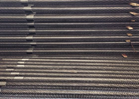 Tubos de aleta espiral soldados de alta frecuencia resistentes a la corrosión y al desgaste para economizadores