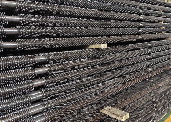 Tubos de aleta espiral soldados de alta frecuencia resistentes a la corrosión y al desgaste para economizadores