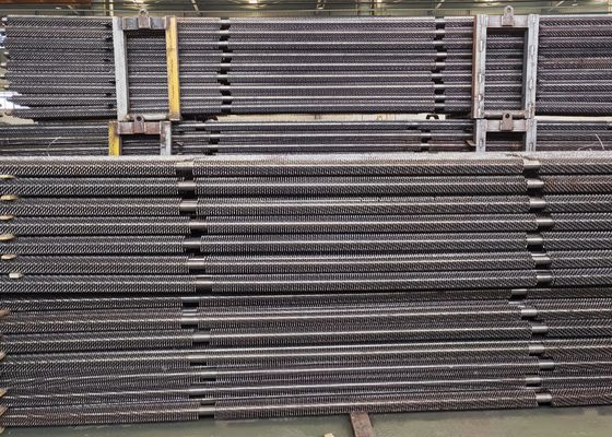 Tubos de aleta espiral soldados de alta frecuencia resistentes a la corrosión y al desgaste para economizadores