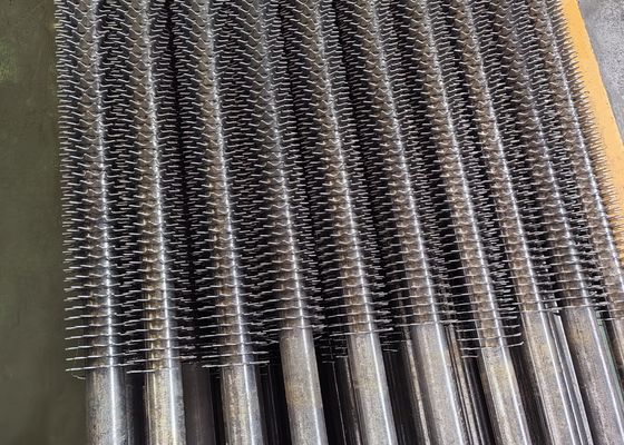 Tubo de aleta espiral de acero al carbono sin costura soldado de alta frecuencia para intercambiador de calor de caldera