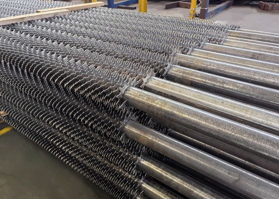 Tubos con aletas soldados de alta frecuencia resistentes al choque térmico para economizadores y precalentadores de aire en calderas