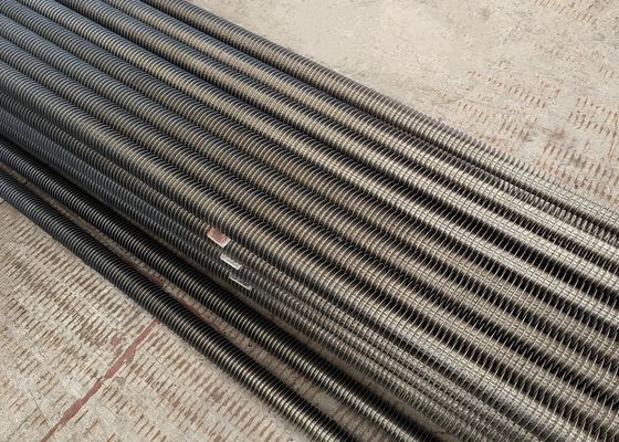 Topo de aleta espiral soldado de alta frecuencia estándar ASME resistente a altas temperaturas y presiones
