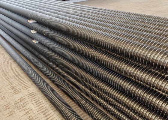Topo de aleta espiral soldado de alta frecuencia estándar ASME resistente a altas temperaturas y presiones