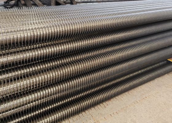 Tubos de aleta espiral de calderas de acero al carbono anticorrosivo para precalentadores de aire