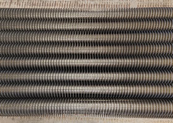 Tubos de aleta espiral de calderas de acero al carbono anticorrosivo para precalentadores de aire