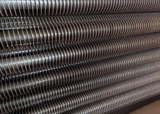 Tubo espiral sin costura con aletas de acero inoxidable 316 para intercambiador de calor