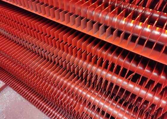 Tubos de calderas con aleta rectangular de acero al carbono pintados de tipo H