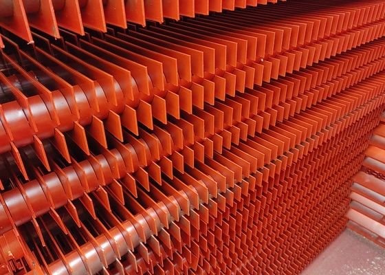 Tubos de calderas con aleta rectangular de acero al carbono pintados de tipo H