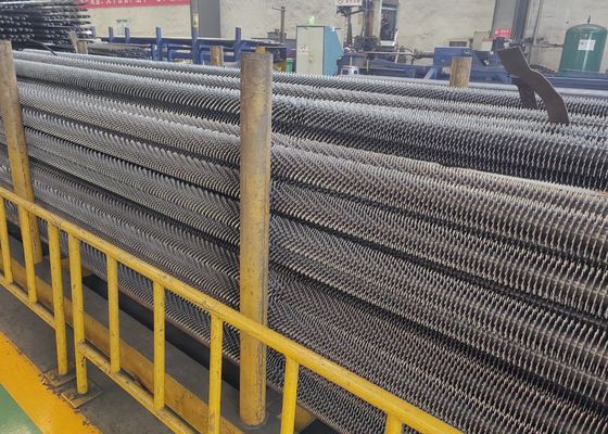 Tubo de aleta espiral de soldadura de alta eficiencia y alta frecuencia para caldera de centrales eléctricas