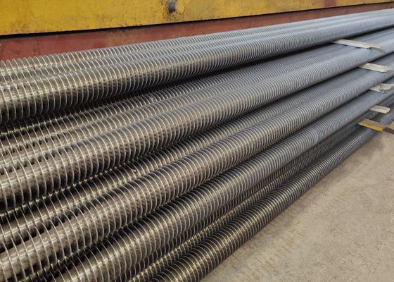 Tubo de aleta espiral de calderas de acero al carbono ASME para economizadores de calderas en centrales eléctricas