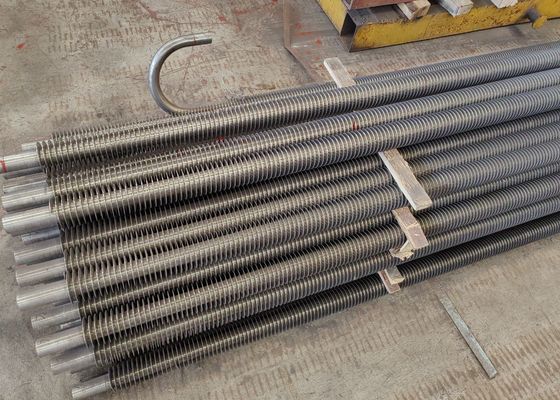 Tubo de aleta espiral de caldera de aleación o acero al carbono para ambientes de alta temperatura