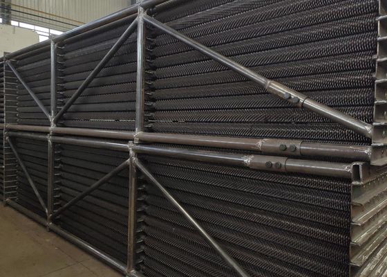 Tubo de aleta espiral de caldera de acero al carbono para transferencia de calor de las partes de presión de la caldera