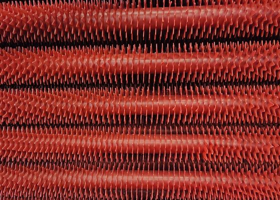 Tubo de aleta espiral de calderas de acero al carbono pintado ASME para piezas a presión de calderas