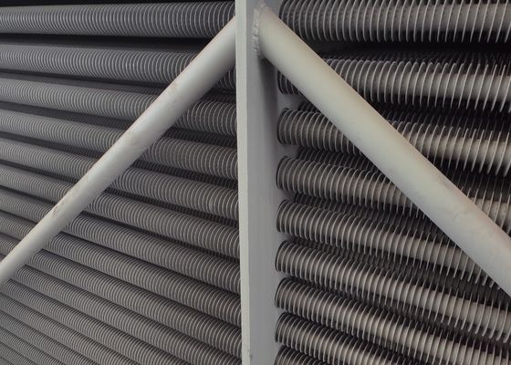 Tubo de aleta espiral de calderas de acero inoxidable de carbono utilizado en piezas de presión de calderas