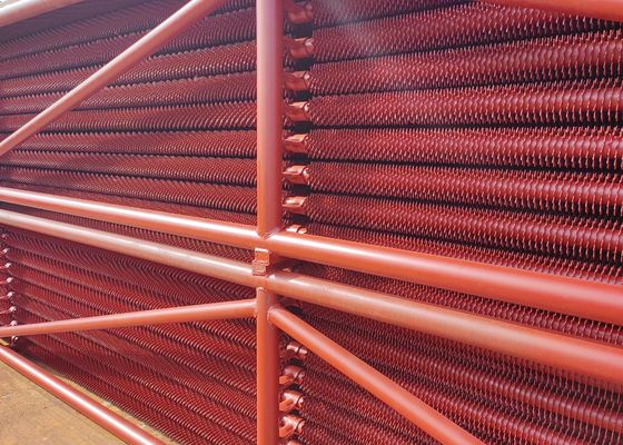 Elemento de transferencia de calor personalizado tubo de aleta dentada para piezas de presión de la caldera