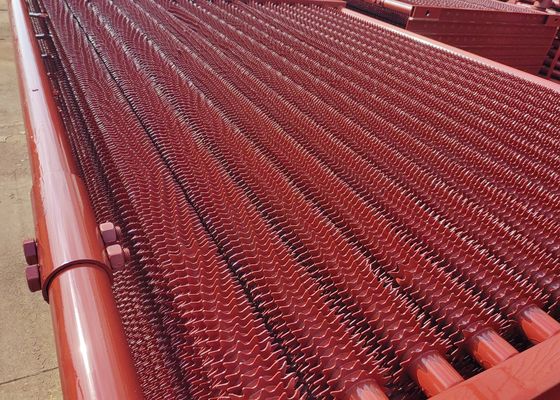 Elemento de transferencia de calor personalizado tubo de aleta dentada para piezas de presión de la caldera