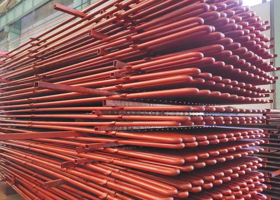 Tubo de serpentina para intercambiador de calor y supercalentador en caldera de recuperación de calor residual con ensayo hidrostático al 100%