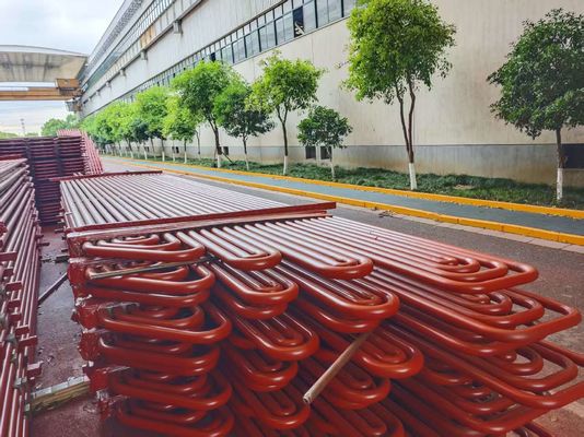 Exchanger de calor tubo serpentino para calderas de calor residual