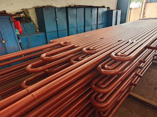 Tubos de intercambiador de calor serpentino personalizables para calderas de calor residual