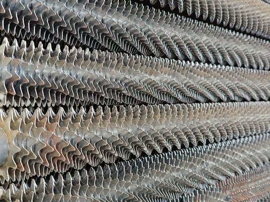 ASME Partes de calderas de acero inoxidable de tubo de aleta en espiral para disipación de calor