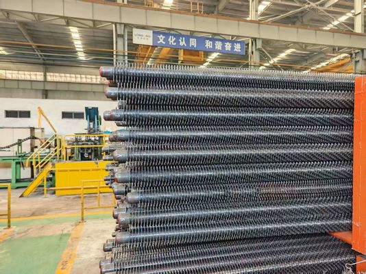ASME Partes de calderas de acero inoxidable de tubo de aleta en espiral para disipación de calor