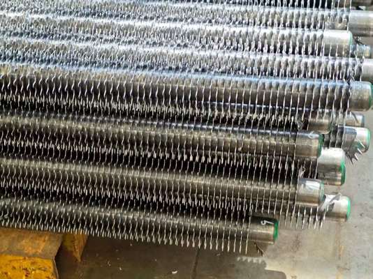 Tubo aleteado de caldera de alta eficiencia para transferencia de calor y antiincrustación