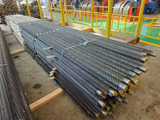 Topo de aleta espiral soldado de alta frecuencia resistente a la presión de alta temperatura