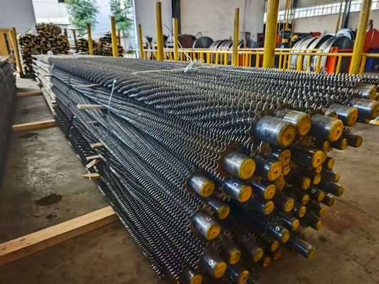 Topo de aleta espiral soldado de alta frecuencia resistente a la presión de alta temperatura