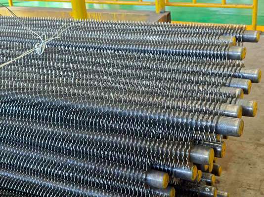 Topo de aleta espiral soldado de alta frecuencia resistente a la presión de alta temperatura