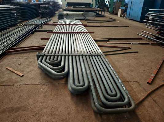 Diseño personalizado del tubo serpentino para el funcionamiento de la caldera CFB de alta presión