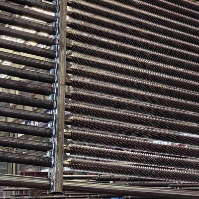 Tubo aleteado en espiral para caldera soldado por alta frecuencia personalizado y resistente a la corrosión de alta calidad