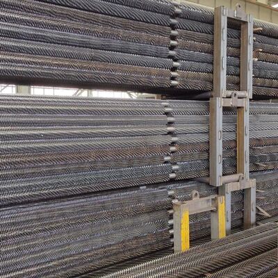 Tubo de aleta espiral de caldera estándar ASME de acero al carbono para economizadores de plantas de energía