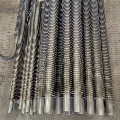 Tubo de aleta en espiral para caldera de acero al carbono soldado por alta frecuencia, personalizado para aplicaciones industriales