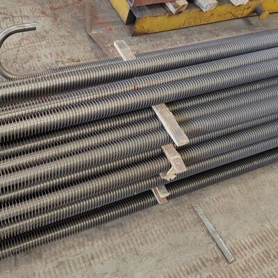 Tubos de aleta dentada personalizados para piezas de presión de la caldera con alta eficiencia de transferencia de calor y un fuerte rendimiento antiescala