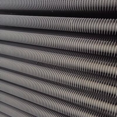 Tubo de aleta en espiral para caldera de acero al carbono pintado según el estándar ASME con especificaciones personalizadas para aplicaciones de intercambiadores de calor