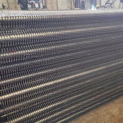 Excelente conductividad térmica Tubo de aleta espiral personalizado estándar ASME para central eléctrica