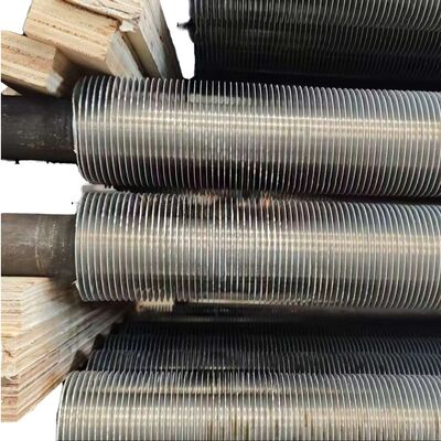 Tubo en espiral con aletas de acero inoxidable para caldera para alta transferencia de calor con dimensiones personalizables