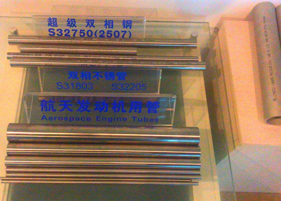 Tubo inoxidable inconsútil TP304 304L TP316L TP347 TP317 100% del cambiador de calor Y HT UT
