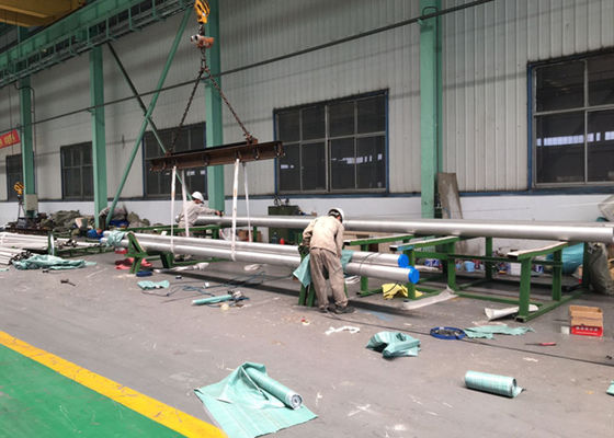PESO mínimo inoxidable inconsútil 16BWG del tubo ASTM A213 TP304 TP304L los 6M de la forma redonda
