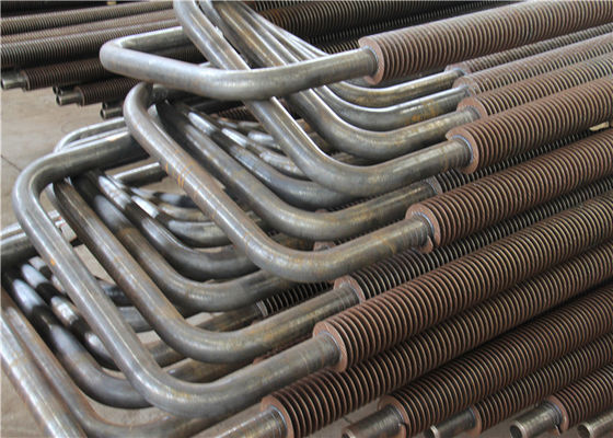 Ayuda tubular del calentador de la ebullición de aleta del tubo de la condición eléctrica serpentina de alta densidad del aire