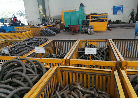 Acero inoxidable superficie ASTM A234 ASTM A420 del aceite del negro de la prueba del moho del codo de 45 grados