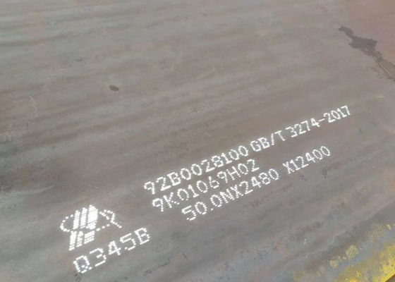 Estructura poco aleada de la caldera de aleación de la hoja de acero del manganeso laminado en caliente de la placa 16mn Q345b