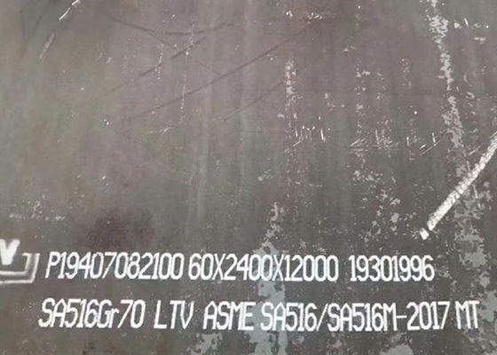 La placa de acero de encargo de carbono del Cs de la presión de la caldera cubre el buque ASTM A516GR 70
