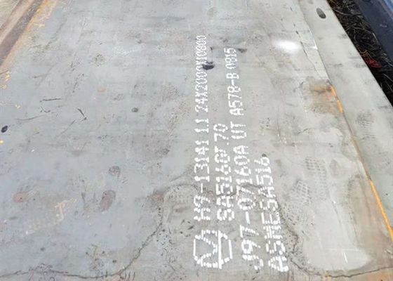 Estructura poco aleada de la caldera de aleación de la hoja de acero del manganeso laminado en caliente de la placa 16mn Q345b