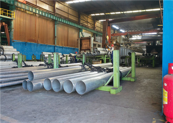 tubería de acero inoxidable inconsútil de 0.4m m ASTM A789 EN10216-5