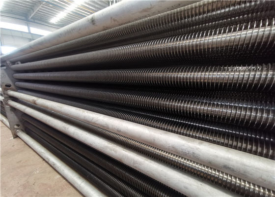 El acero inoxidable de ASME 316L escalonó la tubería aletada espiral para el cambiador de calor