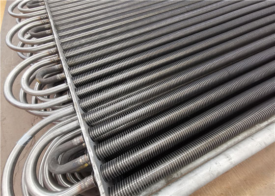 El acero inoxidable de ASME 316L escalonó la tubería aletada espiral para el cambiador de calor