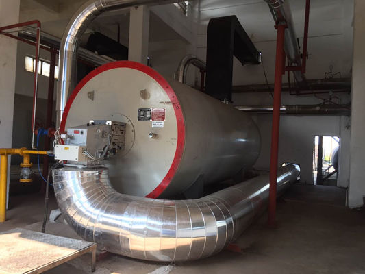 Utilización de gas del alto calor de la caldera del aceite de la conducción de calor de vapor del LPG